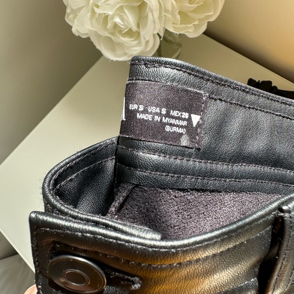 ZARA Leather leggings - Picture 3 of 4